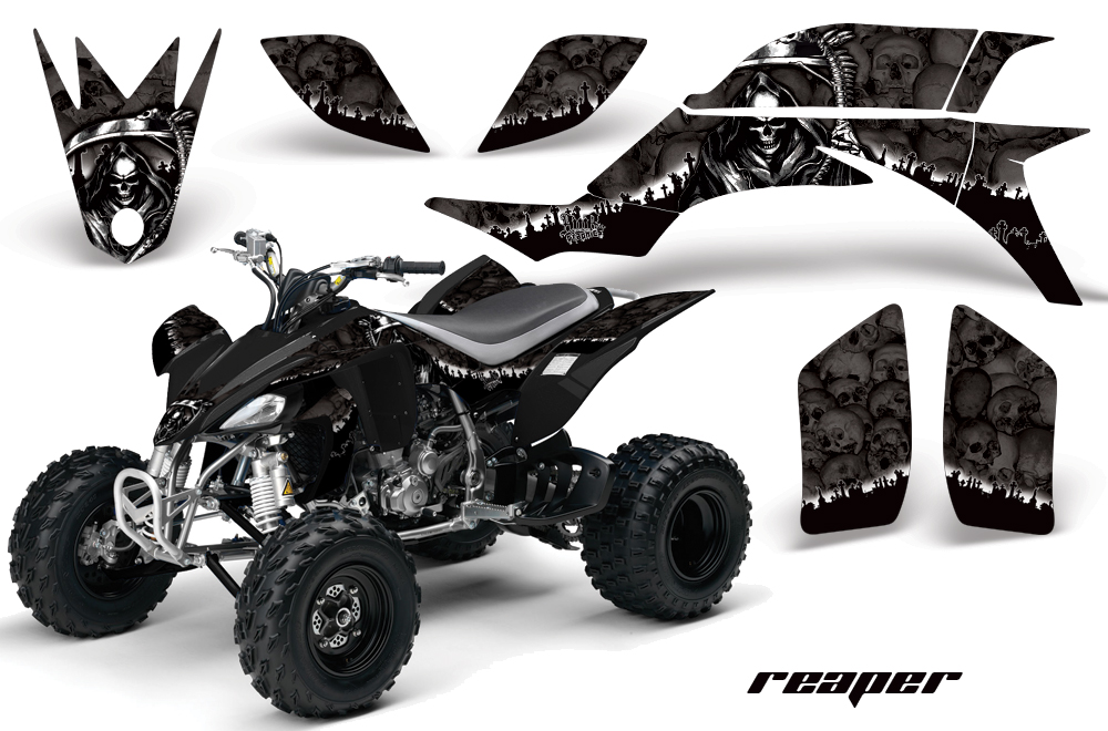 Yamaha YFZ450 04-08 Graphics Reaper Black